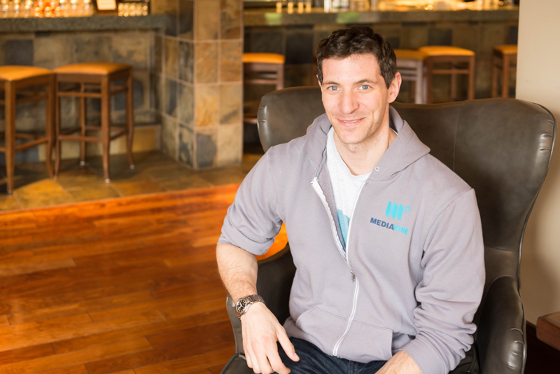 matt from mediavine sitting and smiling