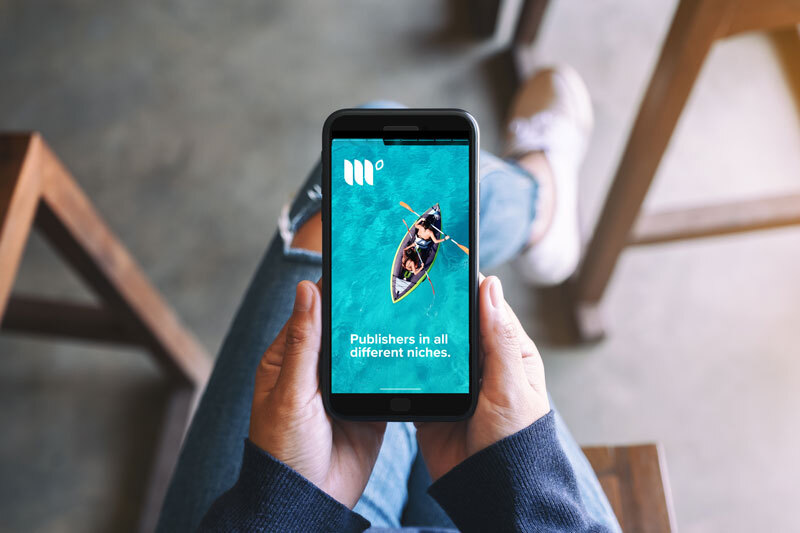 mediavine web story on a mobile phone